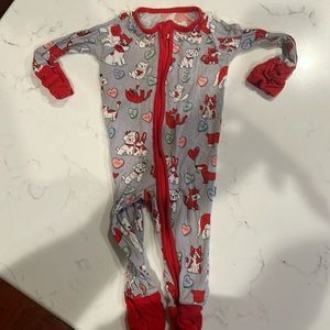 Little Sleepies Valentines Pups Onesie